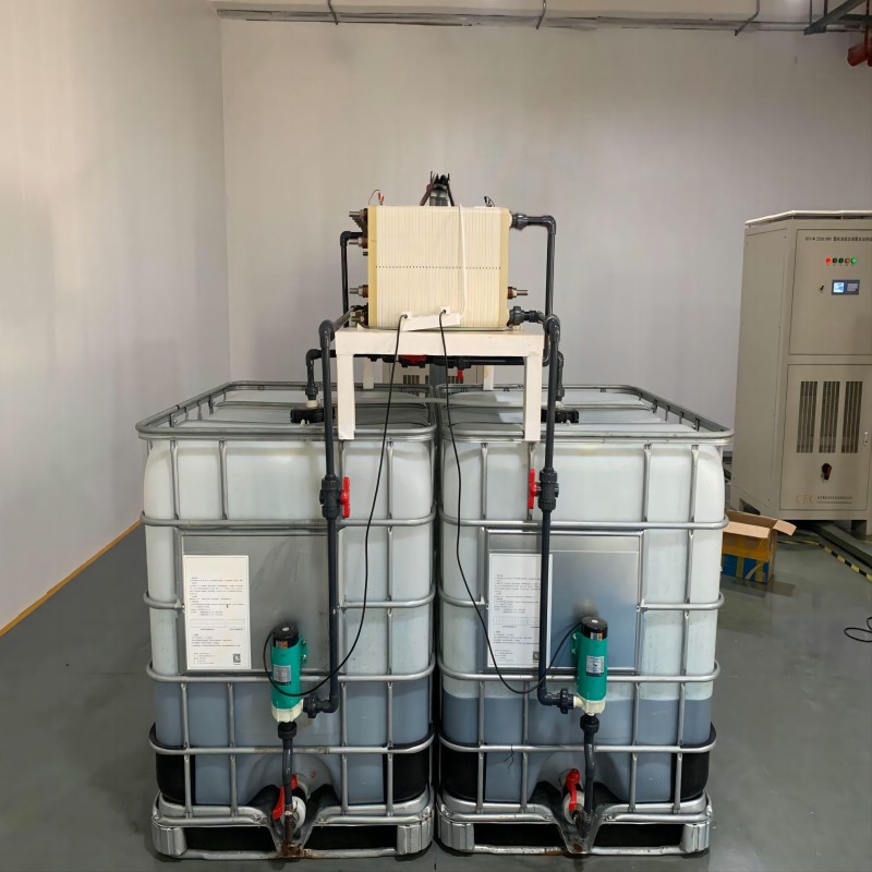 Kohandatud ioonivahetusmembraan Pile 5kw Vanadium flow akupakett